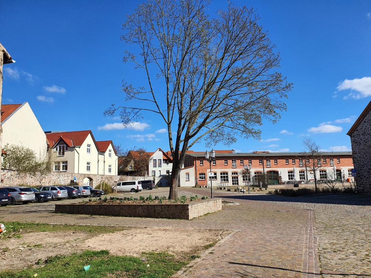 Grosses Offenes Loft Oder Kleine Gemuetliche Wohnung Mit Balkon Wolmirstedt Kültér fotó